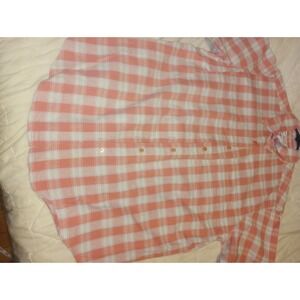 PCC Checkered Short Sleeve Medium Women